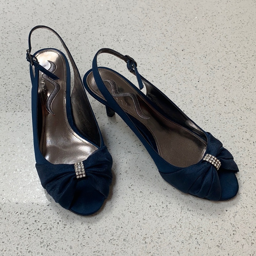 Navy dress shoes